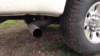 Ford F250 60 Powerstroke w cat muffler delete Part 2 [upl. by Bornstein]