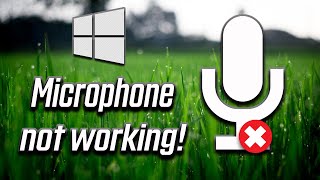 How to Fix Mic Not Working on Windows 10 5 Solutions [upl. by Vedi]