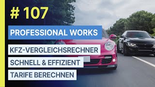 107 KfzVergleichsrechner  schnell amp einfach neue Tarife berechnen [upl. by Atnohsal]