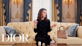 Whats inside Natalie Portmans Lady Dior bag  Episode 14 [upl. by Nibuz]