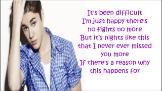 Justin Bieber Roller Coaster Lyrics HD [upl. by Kimberlee865]