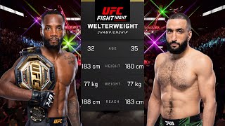 Leon Edwards vs Belal Muhammad Full Fight  UFC 5 Fight Night [upl. by Artaed]