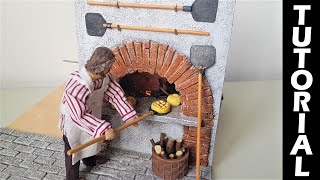 💡 TUTORIAL Fornaio in movimento 🍞con forno a legna  come costruirlo ⚙️1°parte  Presepe meccanico [upl. by Edahs]