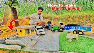 Making a mini tubewell for Mini Farm using Rc tractors 🔥Aakash946 [upl. by Atsuj912]