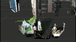 kinect2 test pointcloud  ROS Rviz [upl. by Irihs]