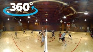 Volleyball Match 360 Degrees in 4k [upl. by Virgin]