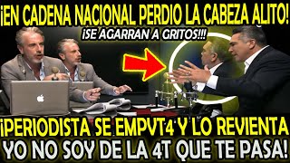 ¡NO SE MIDIO JUAN BECERRA REVIENTA SABROSO A ALITO MORENO SE AGARRAN A GRITOS EN CADENA NACIONAL [upl. by Casimire]