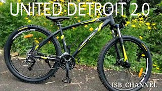 SEPEDA MTB MURAH UNITED DETROIT 200  REM HIDROLIK [upl. by Sukcirdor]