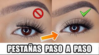 TRUCOS PARA APLICAR PESTAÑAS POSTIZAS  PRINCIPIANTES  AbrilDoesMakeup ♡ [upl. by Dlaner514]