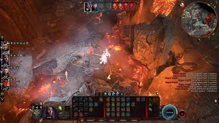 BG3 Honor Mode Fight against Lava Mephits [upl. by Deelaw]