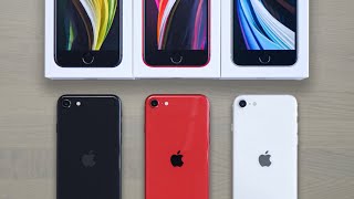 iPhone SE 2020 vs iPhone 8 vs iPhone SE 2016 — распаковка [upl. by Thais634]