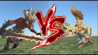 Herald of Khorne VS Daemon Slayer Total War Warhammer 3 [upl. by Stephie]