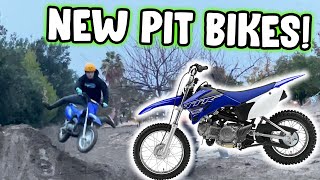 WE GOT NEW TTR 110 PIT BIKES [upl. by Steinman]