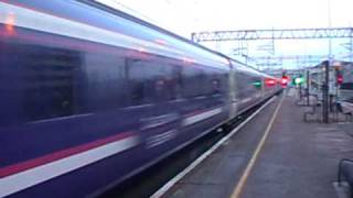 Caledonian sleeper speeding through Milton Keynes [upl. by Eaner]