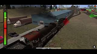 DanPRR 6755Pushes ZachStrasburg 89Into the Works After His Accident with the Freight Cars [upl. by Llenral]