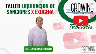 ✏️ TALLER LIQUIDACIÓN DE SANCIONES X EXÓGENA 💰 [upl. by Mannie991]