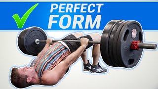 How To Barbell Glute Bridge  3 GOLDEN RULES BUILD BIGGER GLUTES [upl. by Esinrahs]