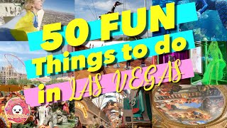 50 Fun Things to do in Las Vegas  Vegas Vacation Travel Guide [upl. by Illah534]