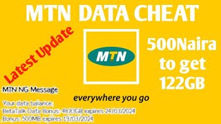 Mtn Data Cheat Code in Nigeria 2024 viral mtn [upl. by Atiuqehc]