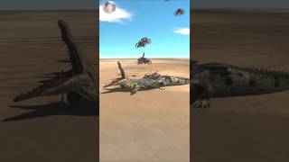 Swarm Bug vs Crocodile viralvideo komododragon shots shortsviral shortsfeed shortsvideo [upl. by Singer]