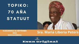 Entrevista Ku Sra Maria Liberia Peters [upl. by Azeel]