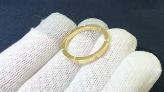 Maillon Panthère wedding band 18k yellow gold [upl. by Waers719]