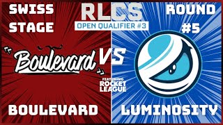 quotFollowing Luminosity from the eyes of a fanquot vs Boulevard  2024 RLCS Open Qualifier 3  Round 5 [upl. by Areht]