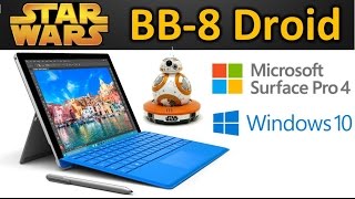 Quick Demo Star Wars BB8 Droid App for Surface and Windows 10 Devices [upl. by Atineb606]