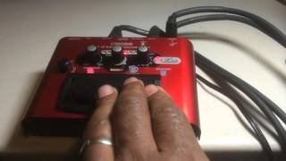 Demo featuring Boss VE2 Vocal Harmonist pedal [upl. by Broeker346]