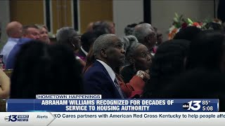 Abraham Williams celebrates decades of service to Housing Authority [upl. by Callan]