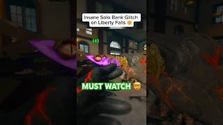 Insane Solo Bank Glitch on Liberty Falls 🤯 callofduty blackops6 zombies glitch [upl. by Kumler]