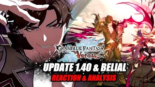 Belial Trailer Reaction and Analysis Update 140 announced  Granblue Fantasy Versus [upl. by Gertie]