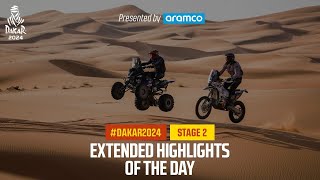 Extended highlights of Stage 2 presented by Aramco  Dakar2024 [upl. by Pul]