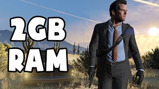 GTA 5 on 2GB RAM Low End PC  Gameplay Tested [upl. by Germayne]