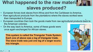 History T2W3 1706 Slave Markets and Triangular Trade [upl. by Aynav]