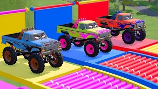 Go to the garage to deliver 5 colorful big trucks  FS22  Farming Simulator 22 [upl. by Finbur662]