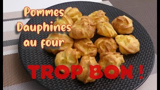 Recette des pommes Dauphine au four😋 Beaucoup moins grasses qua la friture [upl. by Ainej]