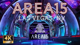 Area15 Las Vegas Immersive Entertainment Venue 4K 60 🛸 👽⚠️ [upl. by Acey278]