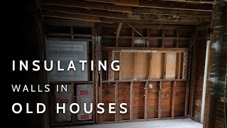 Insulating Walls in Old Houses For Architects  Contractors [upl. by Amsirac]