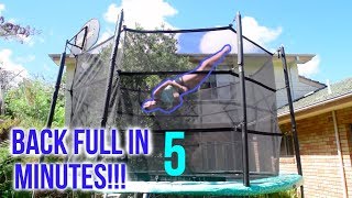 How To Do a BACK FULL on a Trampoline [upl. by Swayne]