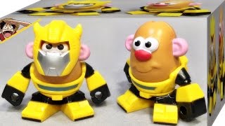 트랜스포머 범블비 포테이토 감자머리 장난감 피규어 인형 소개 hasbro mr potato head Transformers Bumblebee [upl. by Kcirred]