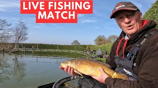 Live Fishing Match Bergh Apton Lake Norfolk NR15 1BN matchfishinguk [upl. by Kevon]