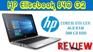 HP EliteBook 840 G2 Core i5 5th generation processor 4 GB RAM 500 GB hard disk [upl. by Aurita]