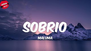 Maluma  Sobrio LetraLyrics [upl. by Dhumma]