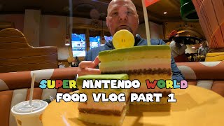 Super Nintendo World Food Vlog Part 1  Toadstool Café Overview and More [upl. by Eilliw]