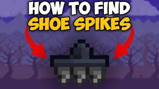 Terraria How To Get Shoe Spikes  Terraria Shoe Spikes seed 1449 [upl. by Dow]