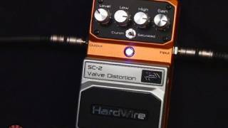 Digitech Hardwire SC2 Valve Distortion Pedal [upl. by Ahseina]