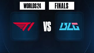 T1 vs BILIBILI GAMING FINALE DES WORLDS 2024 [upl. by Anier342]