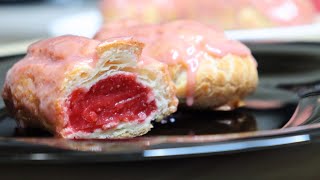 BEST STRAWBERRY ECLAIRS RECIPE  STRAWBERRY ECLAIRS WITH STRAWBERRY FILLING [upl. by Ibbetson]