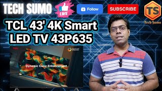 TCL 43 inch 4K TV 43P635 🔥 Best TV under 30000 ⚡ Best 43 Inch 4K TV [upl. by Lempres393]